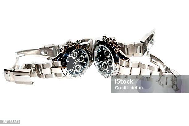 Armbanduhr Paar Isoliert Stockfoto und mehr Bilder von Accessoires - Accessoires, Armbanduhr, Ausrüstung und Geräte