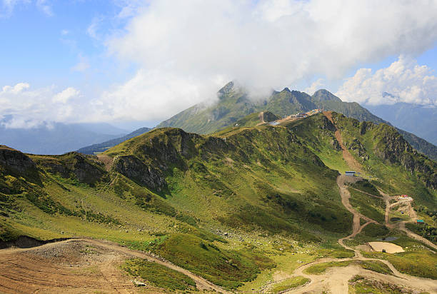 istock Third peak Aigbi in the Caucasus Mountains. 187470583