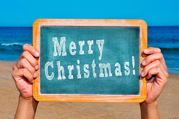 istock merry christmas on the beach 187471166
