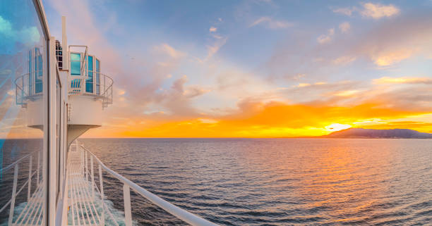 istock Reflection on the deck of a cruise ship. 1874713352