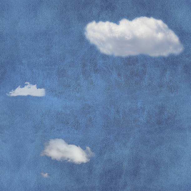 istock Blue vintage grunge texture resembling to sky with clouds 187471521