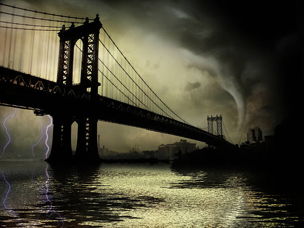 tornado new york, ny - tornado storm disaster storm cloud foto e immagini stock