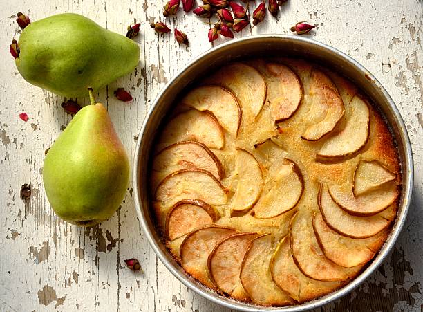 Semolina Cake Kiss with Pears