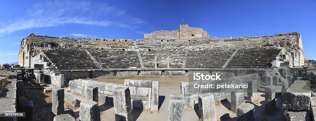 Theater of Miletus-panoramiczny - Zbiór zdjęć royalty-free (Milet)