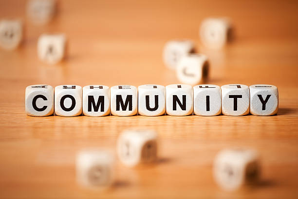 istock The Word COMMUNITY Spelled In Letter Cubes 187480055