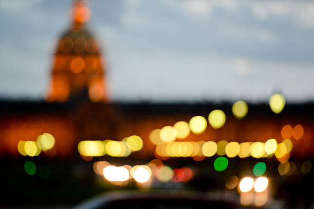 istock Defocused Paris City Lights at night 187480710