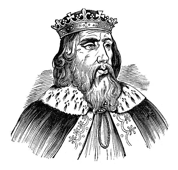 istock Antique illustration of Alfred the Great 187480727
