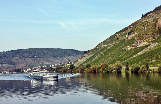 The river Moselle, Germany