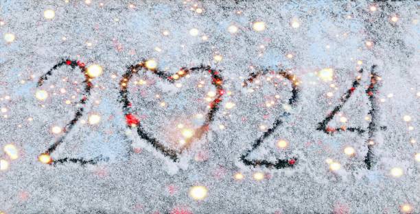 istock new year 2024 lighting on snow 1874832161