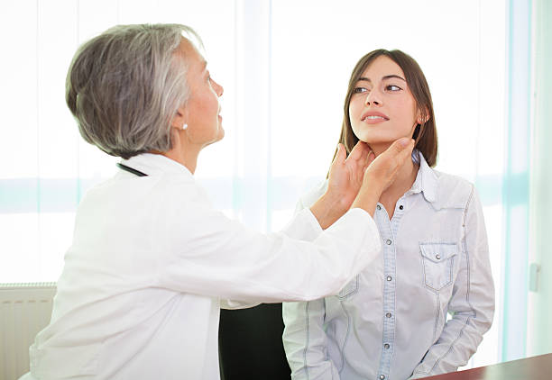 At doctor's office stock photo