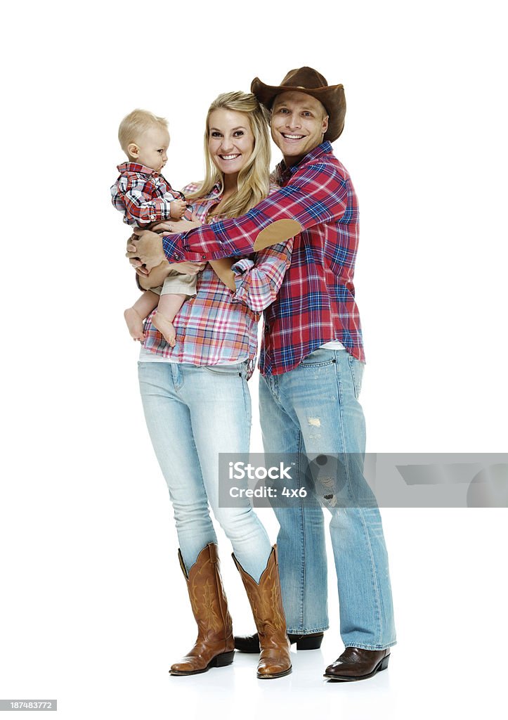 Jovem casal com seu filho - Foto de stock de 20 Anos royalty-free