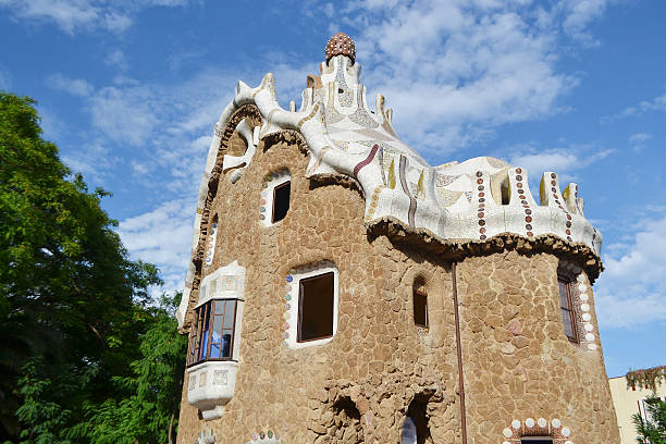 istock Fairy tale house in Park Guell 187484727