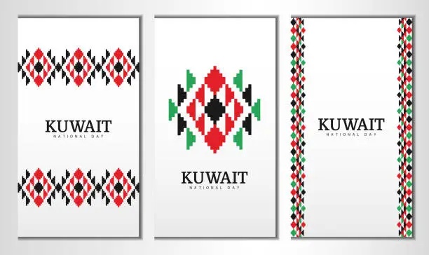 Vector illustration of National Day Kuwait.