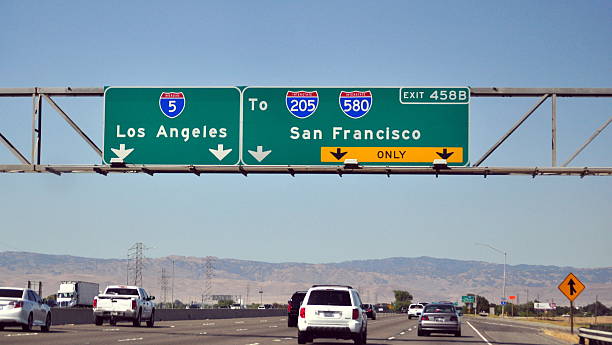 istock San Francisco Los Angeles Sign Board 187485741