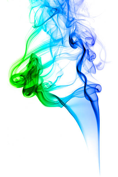 Smoke art stock photo