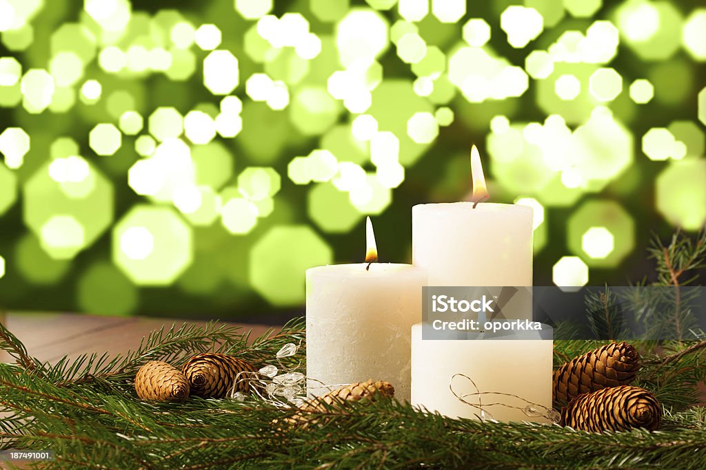 Velas de natal - Foto de stock de Advento royalty-free