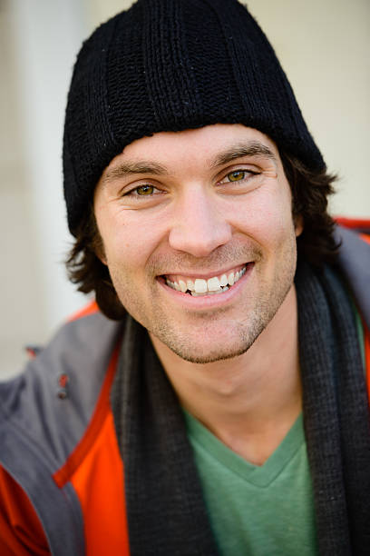 istock Headshot of Happy Outdoors Man 187494092