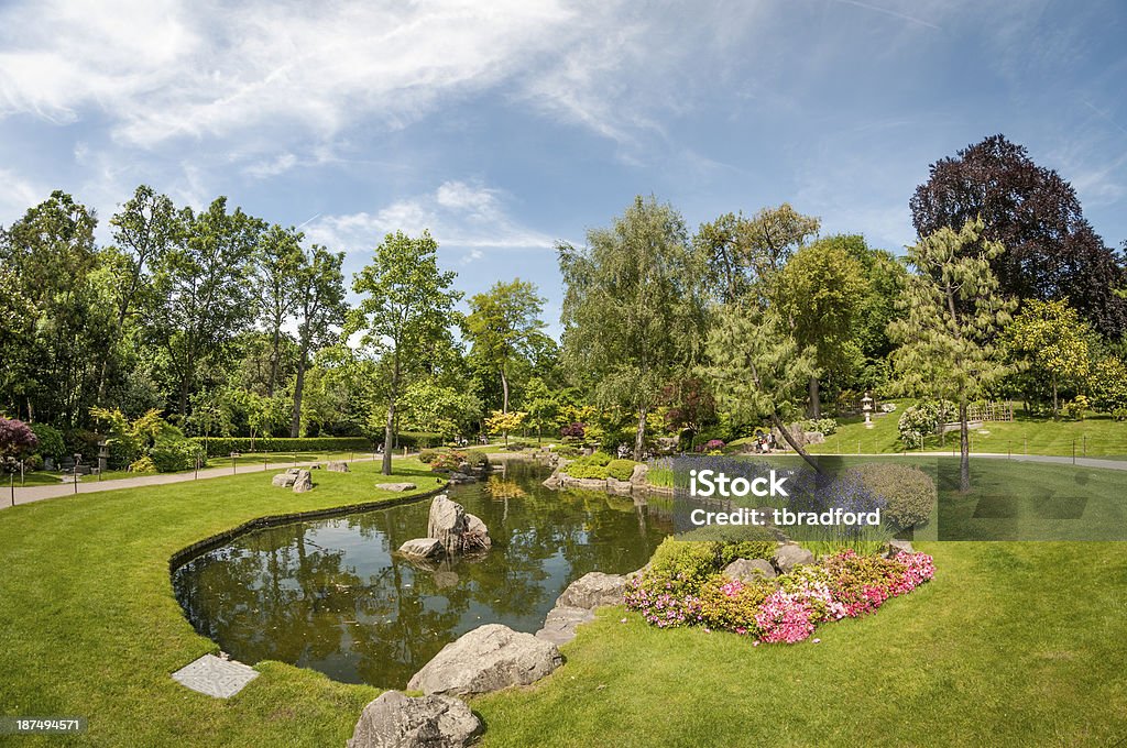 See und den Garten - Lizenzfrei Holland Park Stock-Foto