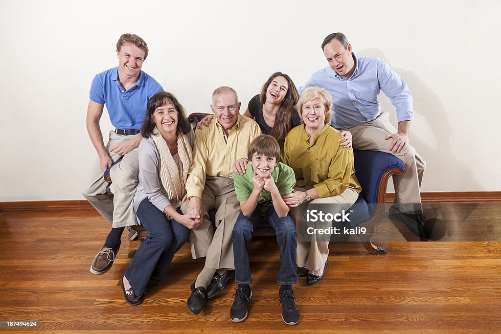 Família de várias gerações - Foto de stock de 10-11 Anos royalty-free