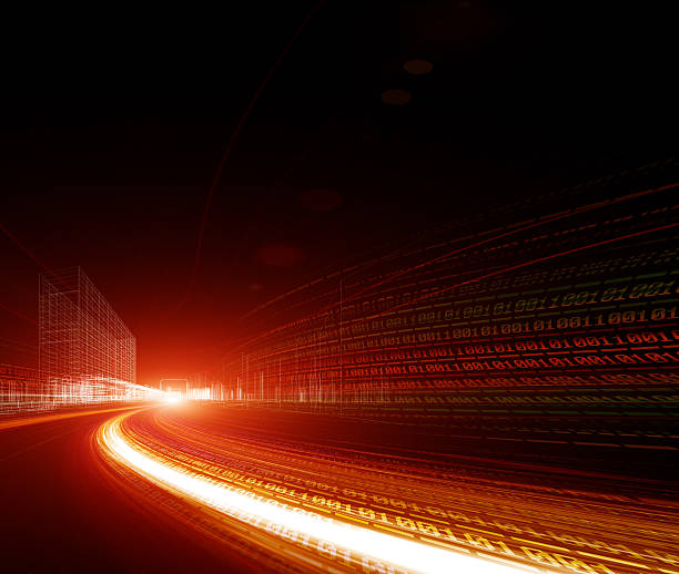 istock Futuristic Urban City with Freeway Traffic 187495238