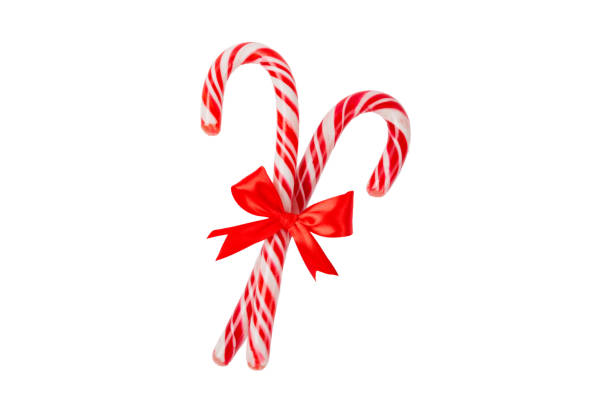 istock Candy cane isolated on white background. Christmas sweets. Christmas candy. New Year. A traditional sweet gift for the Christmas tree. Holiday concept. 1874958506