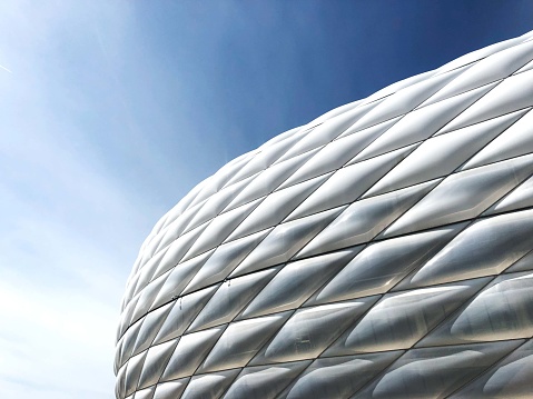 Allianz Arena FC Bayern Munich Allianz Arena, 22 April 2023, ETFE Facade design