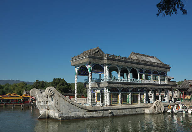 istock Marble Boat in Summer Palace 187498543