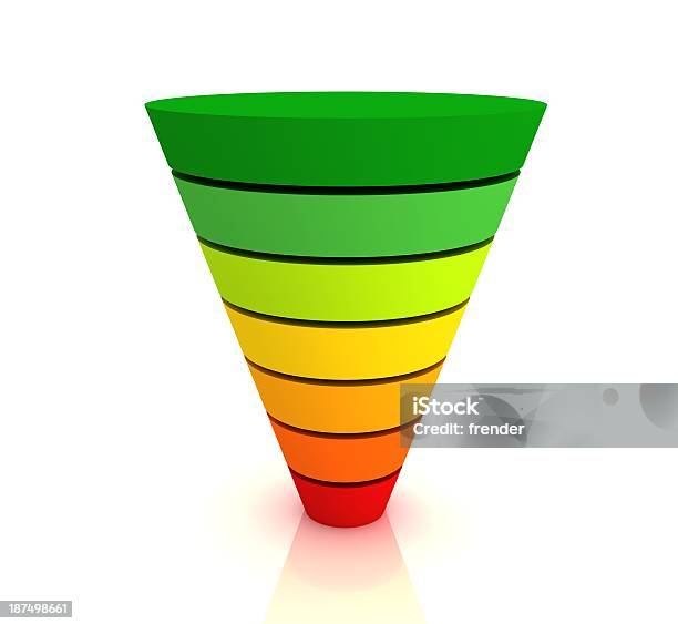 Foto de Gráfico De Funil e mais fotos de stock de Comércio - Ocupação - Comércio - Ocupação, Conceito, Conceitos e temas