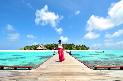 Isla Tropical de Maldivas photo
