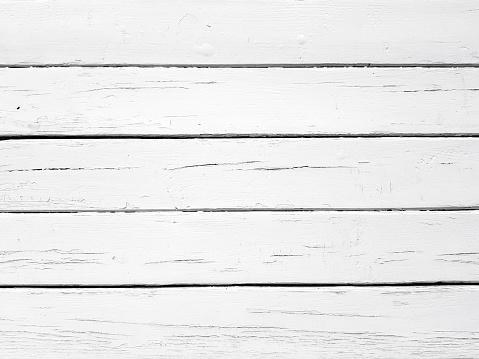 White planks wood. Horizontal boards texture background.