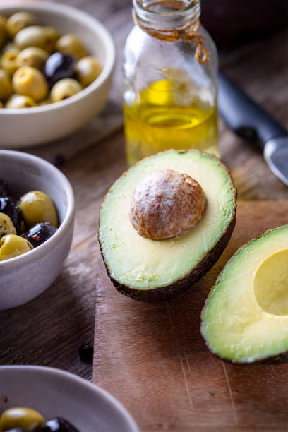 istock Avocado, olives and oil 1874996996