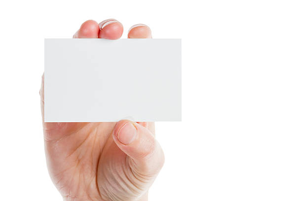 istock Paper card in woman hand 187502584