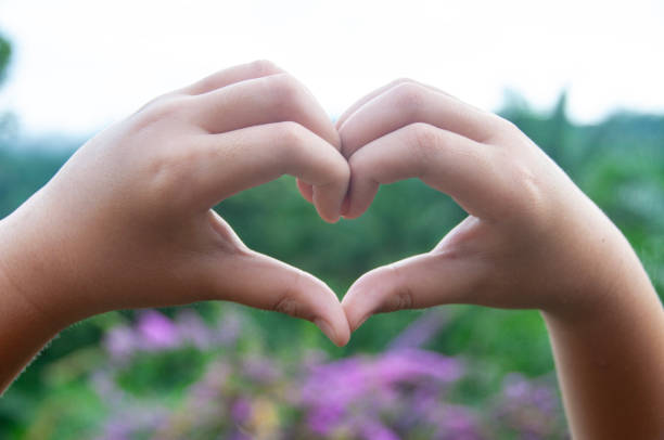 istock Hand showing heart shape. Love concept 1875042926