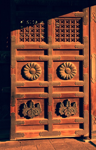 Old doorway in Japan