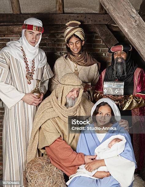 Nativity Wisemen Stockfoto und mehr Bilder von Drei weise Männer - Drei weise Männer, Weihnachtskrippe, Familie