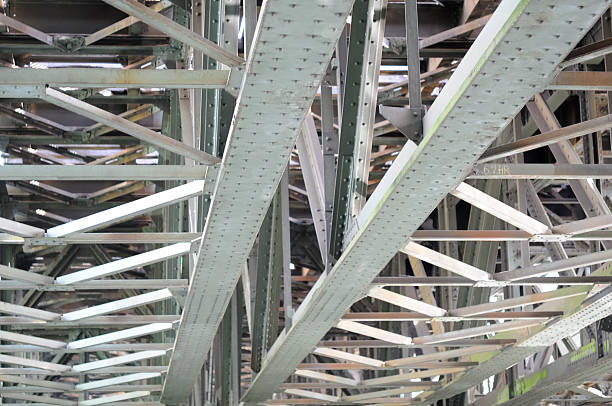 istock riveted old steel one-way bridge 187504853