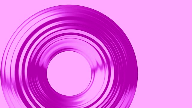 Animation background in the pink gradient cartoon tunnel circle