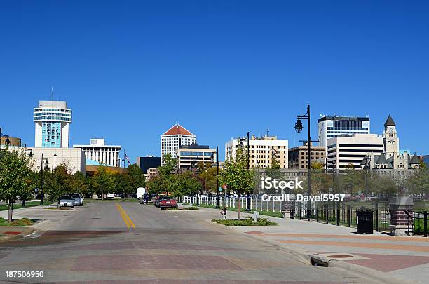 The City Skyline Of Wichita Kansas Stock Photo - Download Image Now - Wichita, Kansas, Urban Skyline