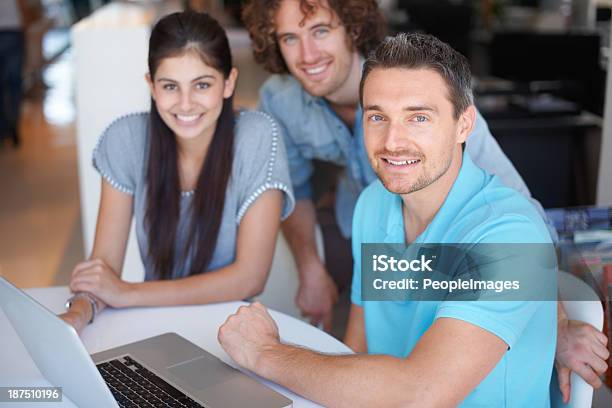 Theyre Positive About The Website Going Live Stock Photo - Download Image Now - Adult, Adults Only, Architect
