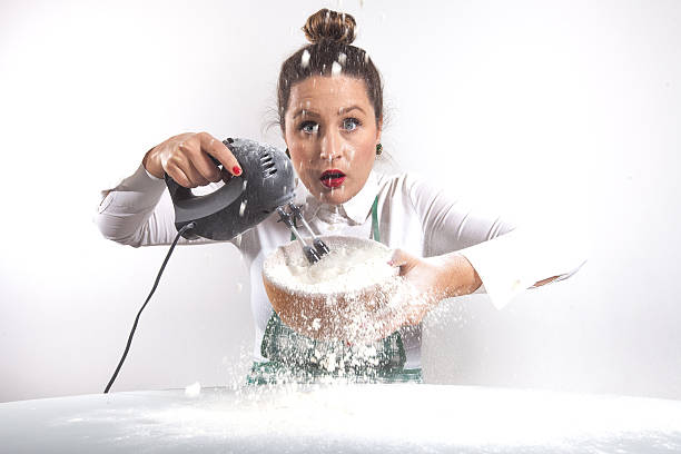 istock Funny housewife 187510302