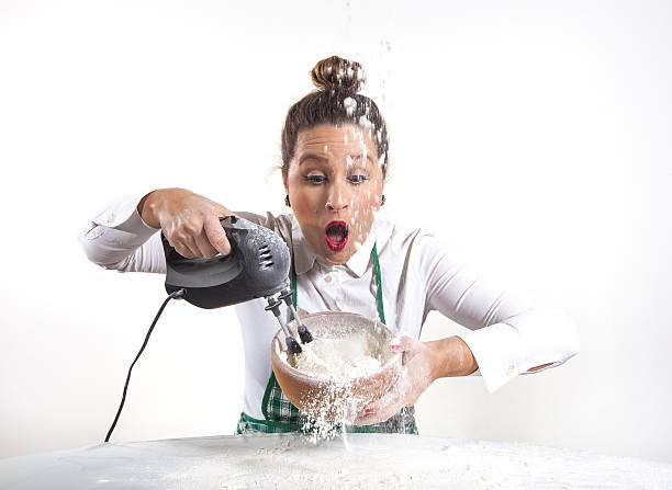 istock Funny housewife 187510353