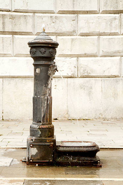 istock Water flowing from public fountain 187510653