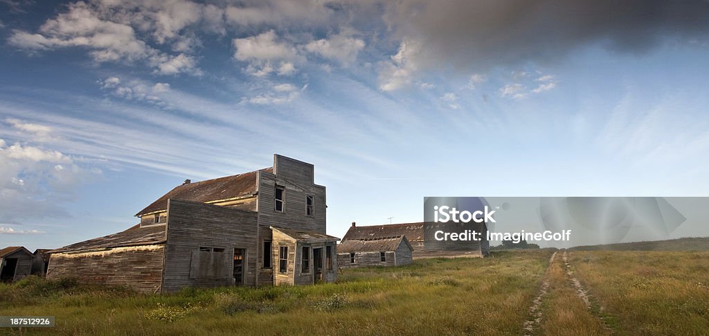 Klassische Geisterstadt am Plains - Lizenzfrei Wilder Westen Stock-Foto