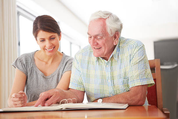 istock Fondly recalling memories from the past 187513085