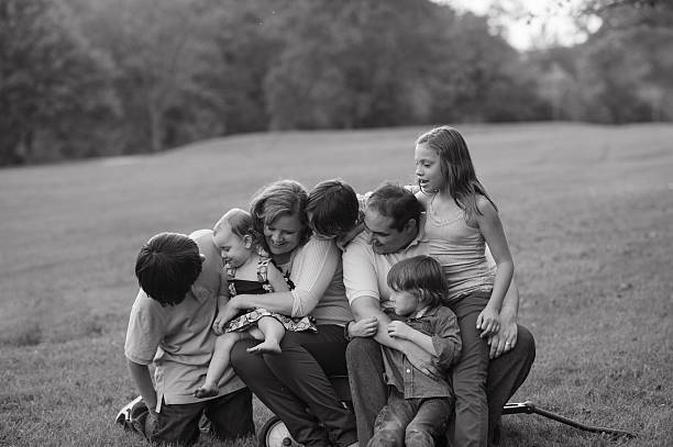istock Family Having Fun Outside 187513267