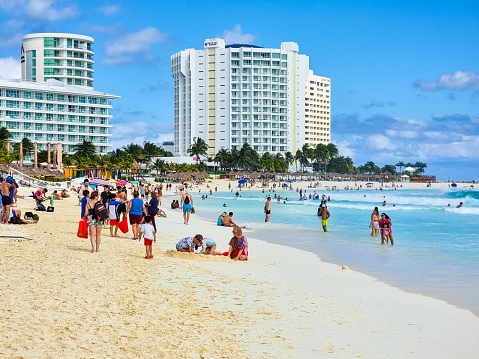 Mexico, Cancun, December 16, 2023, Congo Bongo beach