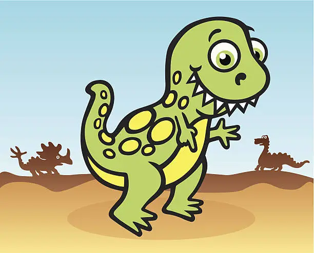 Vector illustration of Dinosaurs