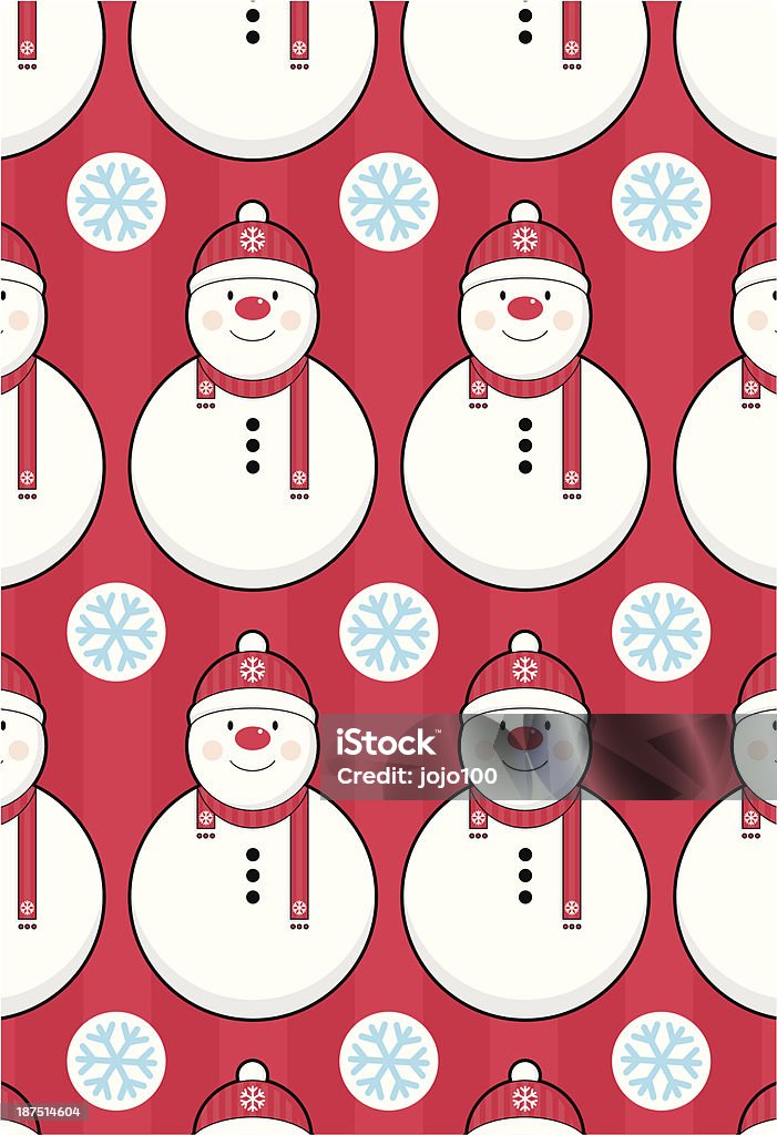 Repeat Pattern Snowman Vector Snowman Repeat Pattern Stock Illustration - Download Image Now ...