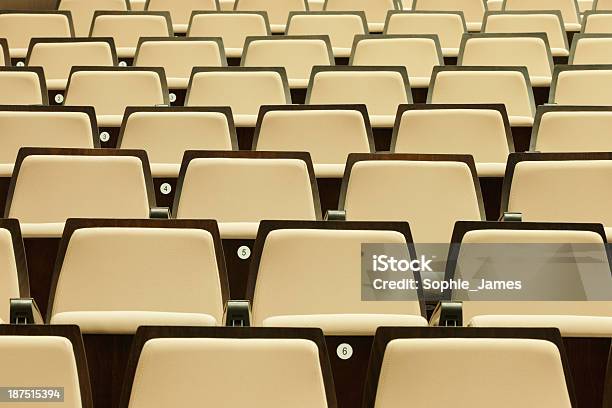 Hermoso Patrón De Auditorio Tiene Foto de stock y más banco de imágenes de Gradas - Gradas, Representación teatral, Teatro