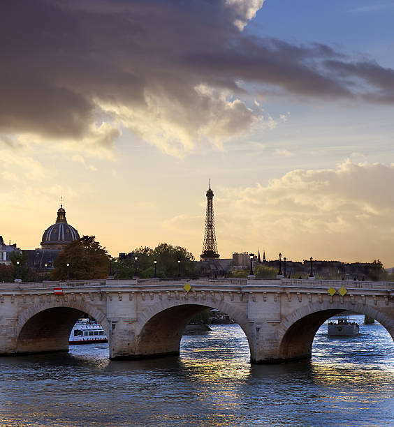 istock Paris sunset in France. 187515972
